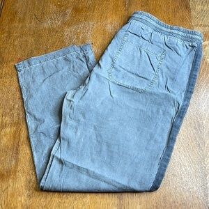 Anthropologie cloth & stone Drawstring Crop Pants size Large